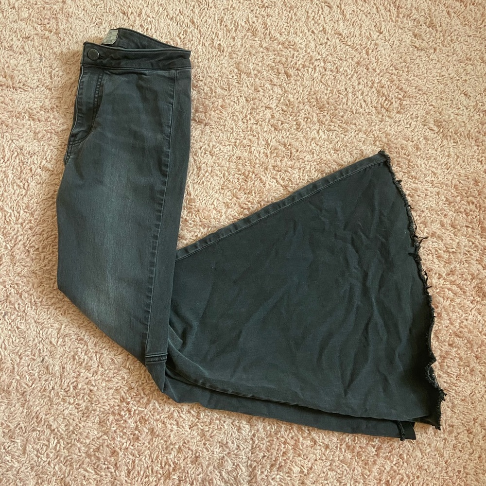 Free People Black Flare Jeans